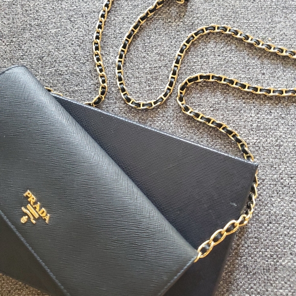 Prada Handbags - Prada Saffiano Wallet on Chain - Pre Owned